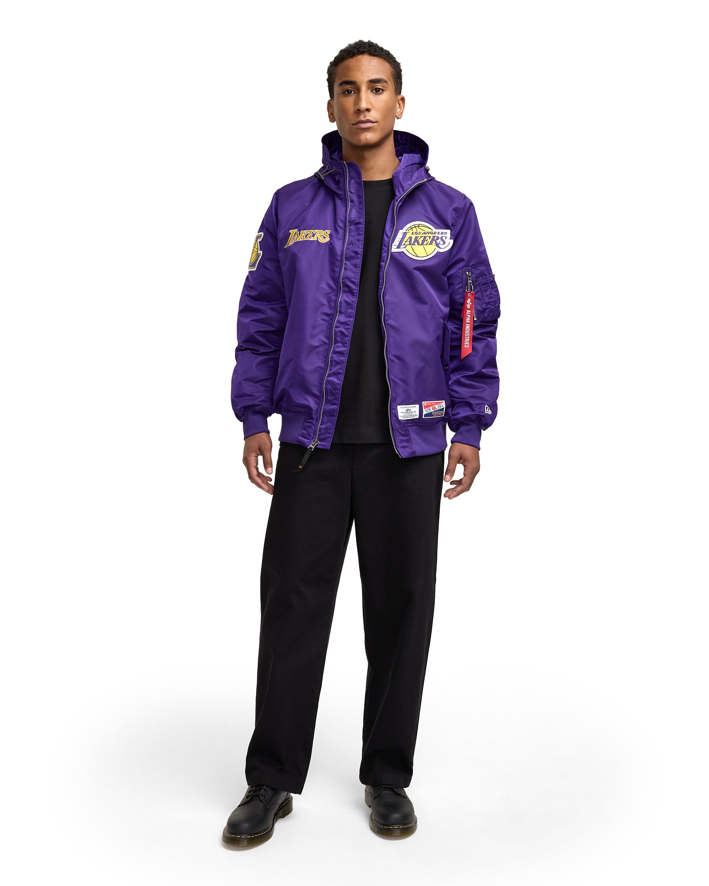 Alpha Industries x Boston Celtics L-2B Hooded Bomber Jacket