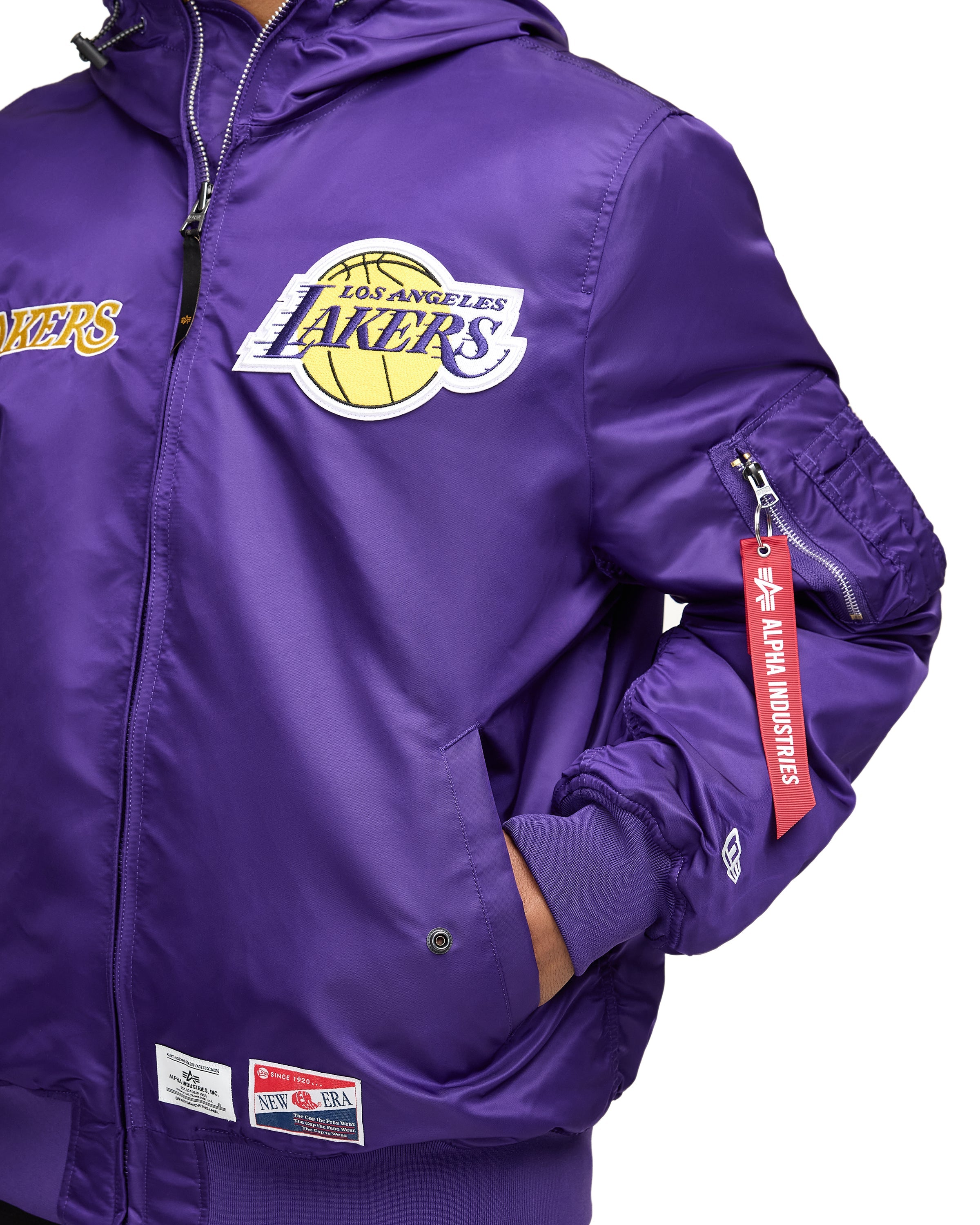 Alpha Industries x Boston Celtics L-2B Hooded Bomber Jacket